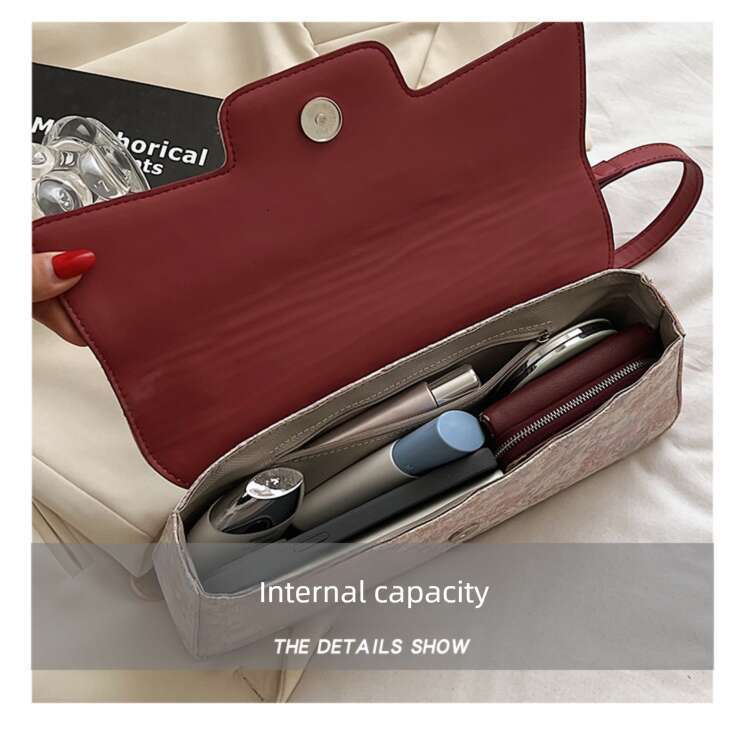 MACK JHOSEL High-End Velvet Baguette 2026 Spring Autumn Winter New Vintage Embossed Underarm Bag Wholesale dh4300051