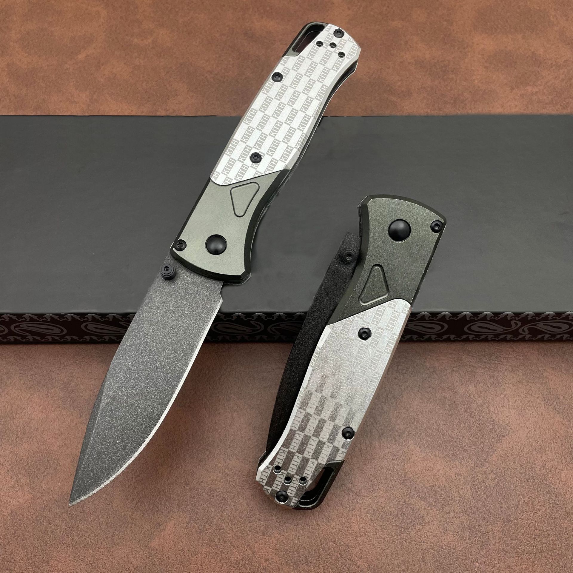 Bugout 535 Aluminum Handle Ball Bearings Mark M390 Pocket EDC Tool Camping Hunting Fish Tactical Folding Blade Knife