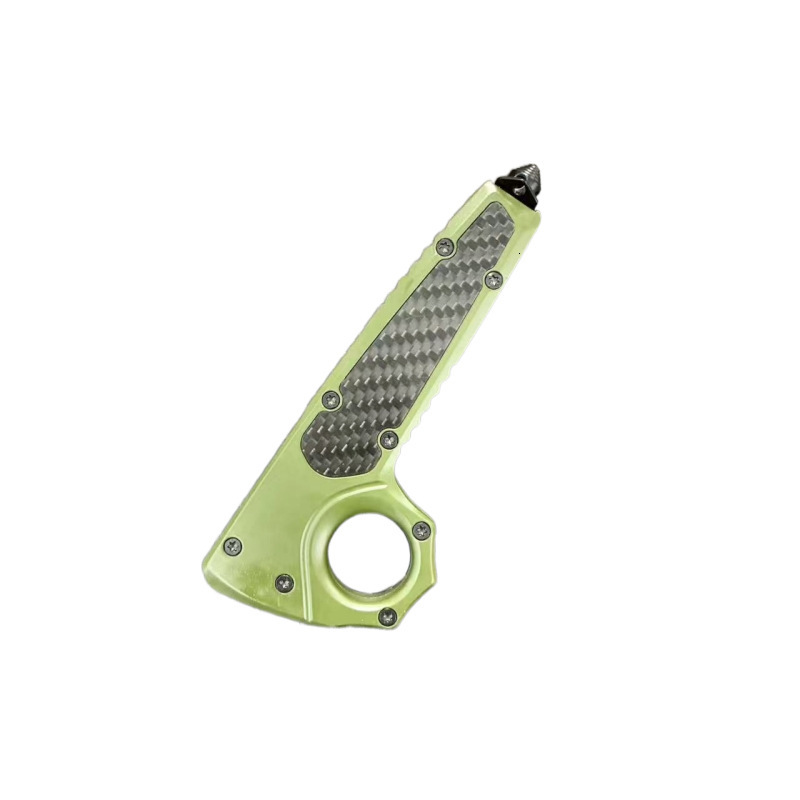 High Quality OTF Knife EDC Knives With Carbon Fiber Handle 440C Steel Tactical Survival Tool For Outdoor Camping Hiking Gear
