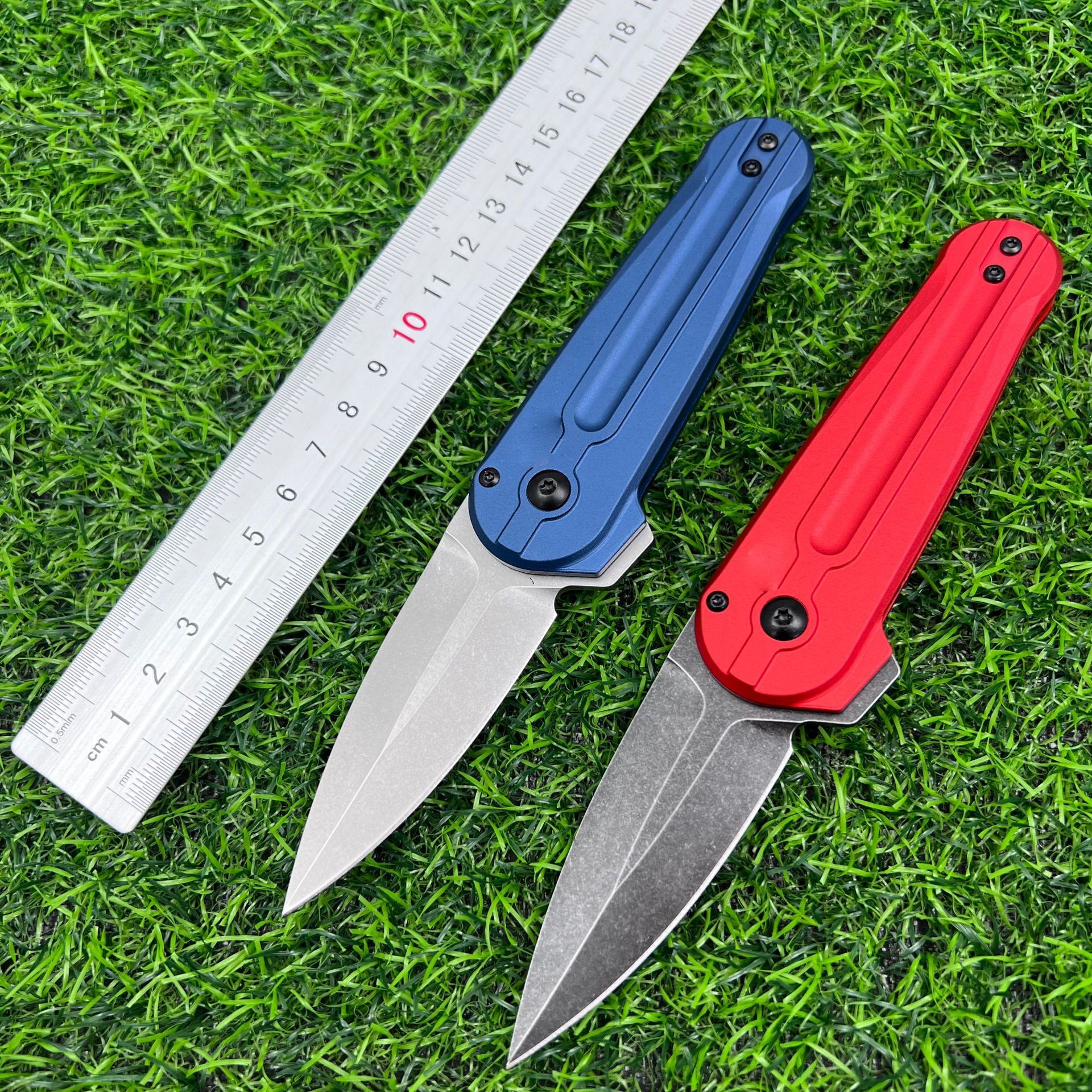 BM491 Lowden Shaft Lock Folding Knife D2 Steel Blade Aluminum Handle Outdoor Tactical Camping Survival EDC Escape Tool Gift