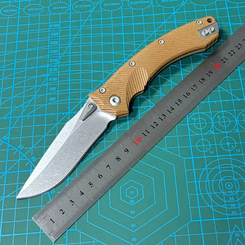 G10 Handle M390MK Blade Outdoor Camping Hunting Kitchen Survival EDC Tool Folding Knife