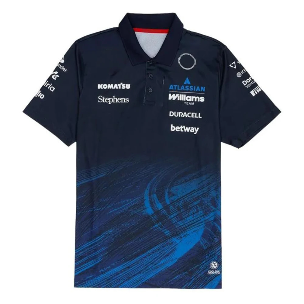 2026 Williams Racing Polo Shirt Carlos Sainz 55 Alex Albon 23 Outdoor Sports Quick Dry T-shirt Mens Casual Plus Size Polos 260427