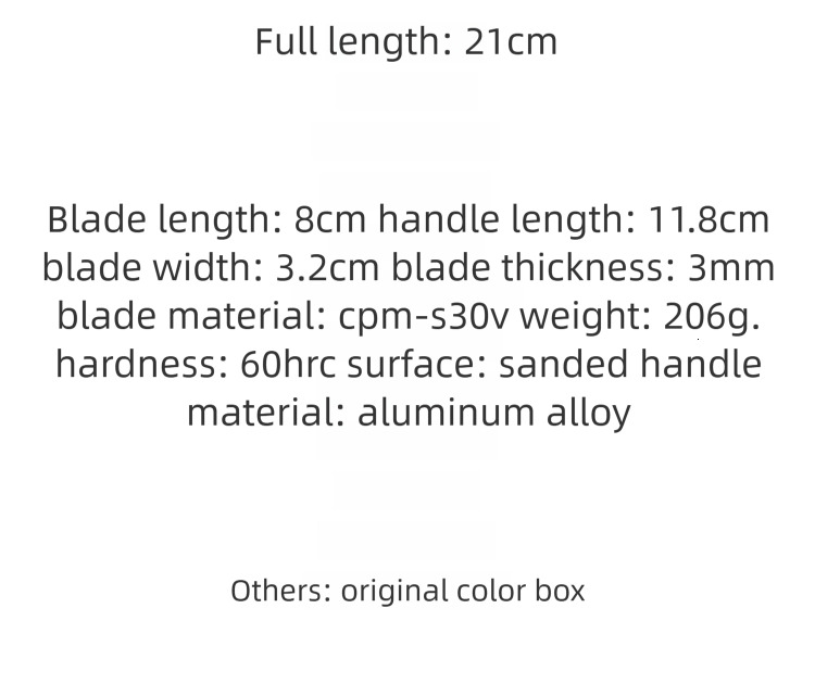 C81 Aluminum Alloy Handle Bearing Folding High Hardness Outdoor Camping Wilderness Survival Pocket Tool Knife