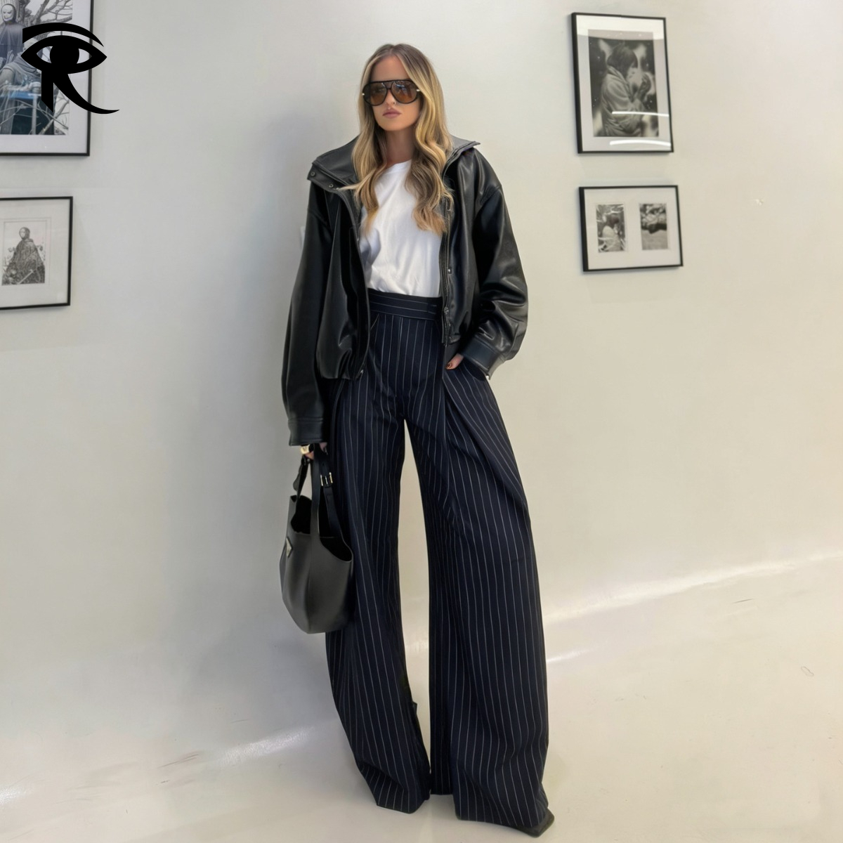 2026 Spring Summer New High Waist Pleated Casual Wide Leg Pants Women Elegant Commute Versatile Streetwear Trousers Original Fashion Designer Pants - view 8