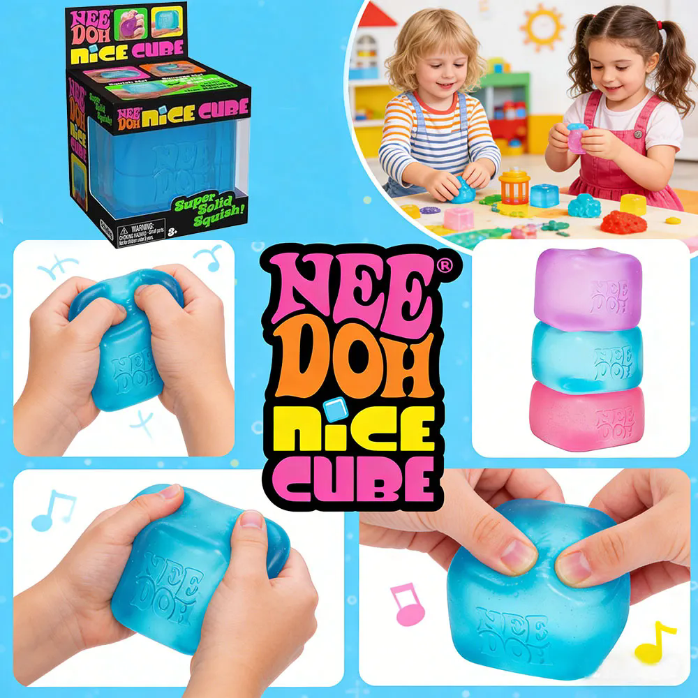 In Stock 2026 Nee Doh Nice-Sicle Popsicle Sensory Squeeze Toy Super Solid Squish Stress Relief for Kids Adults Summer Easter Gift