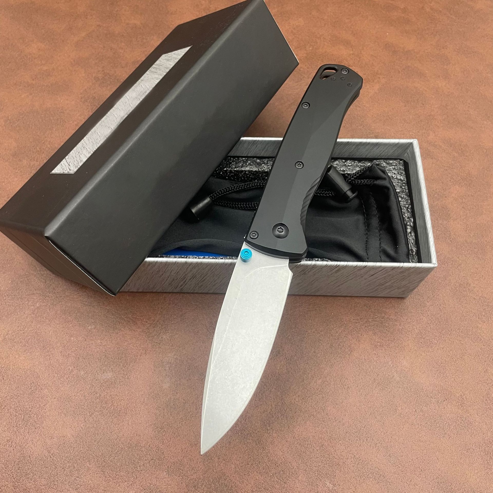 BM535-07 Aluminum alloy handle M390 blade BUGOUT Folding knife Outdoor Camping Hunting Pocket EDC Tool Knife