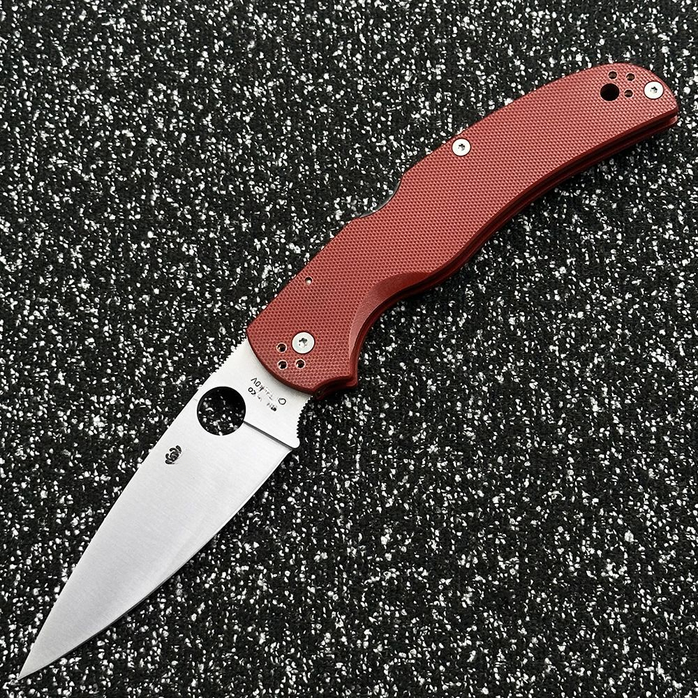 C244G10 handle portable pocket outdoor folding camping survival sharp tactical self-defense EDC tool knife
