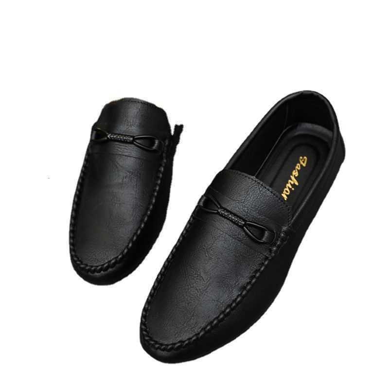 Luxury Soft Flats Genuine Leather Shoes Men Round Toe Moccasin Loafers Mens Casual Shoes High Quality Footwear Designer Shoes X260428