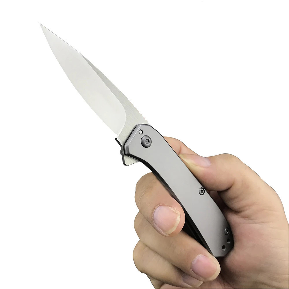 3870 Folding Blade Knife Outdoor Jungle Walking Trips Fishing Wilderness Rock Climbing Blade 8Cr13Mov Steel Handle 420 Steel