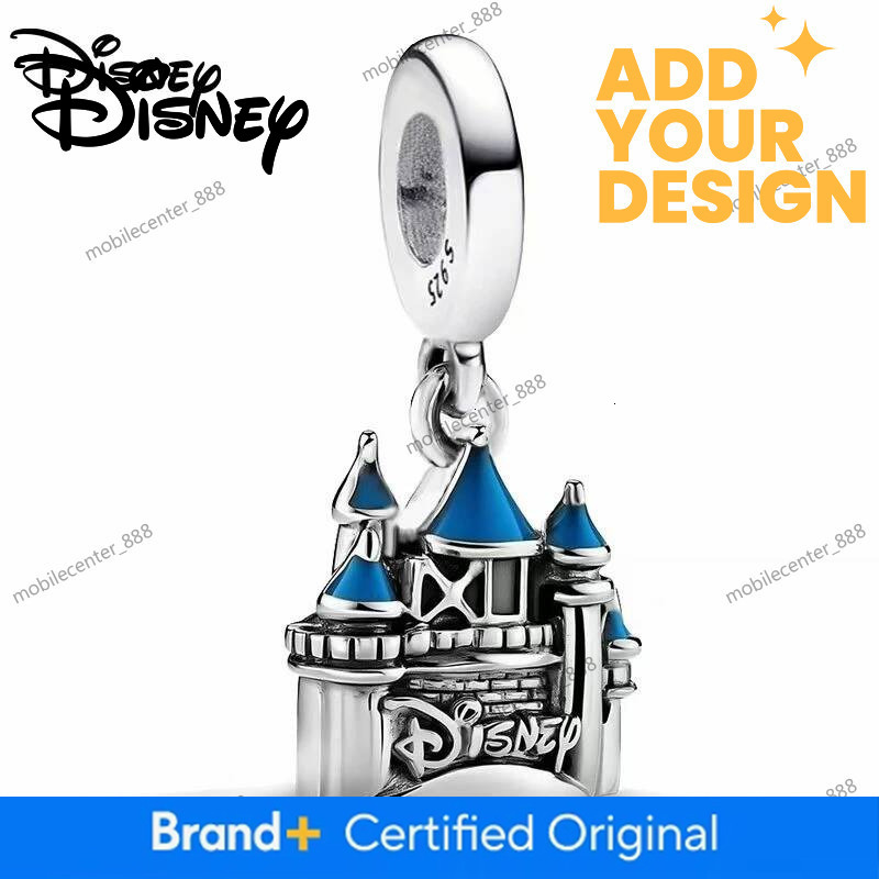 Designer Disney Jewelry 925 Silver Disney 2026 Castle Series Charms Jack&Sally Beads Pendants Fit Necklace Or Bracelet DIY Festival Women's Party