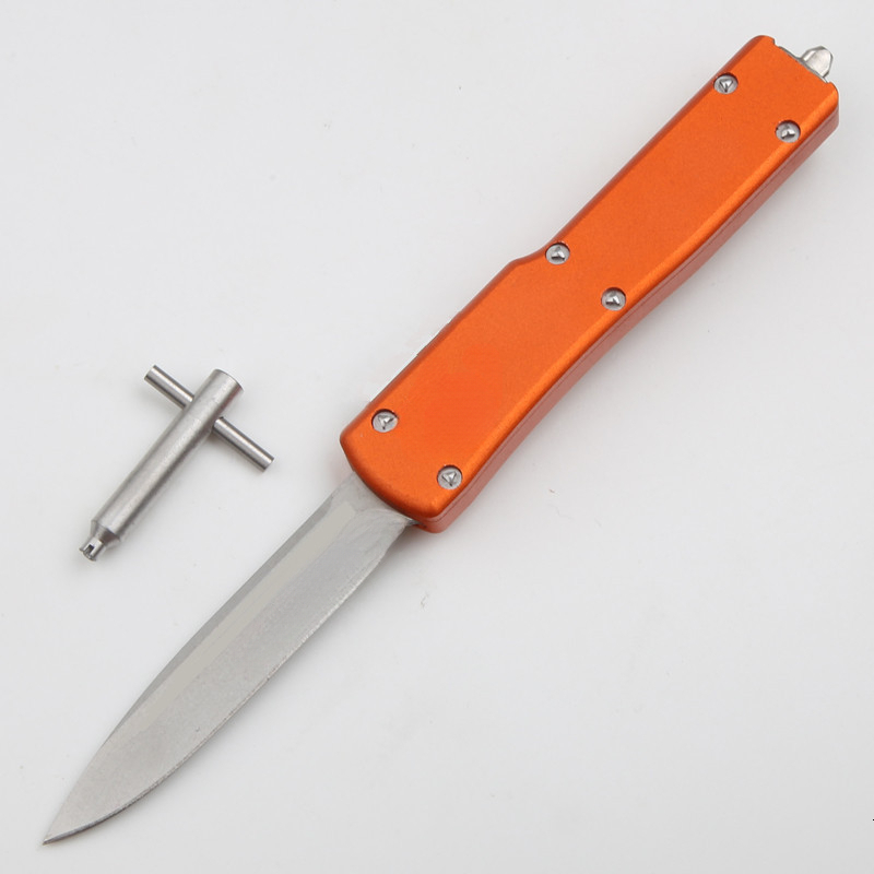 UTX70 Aluminum Alloy Handle, D2 Steel Blade, Outdoor EDC Tactical Knife for Camping Hunting Survival