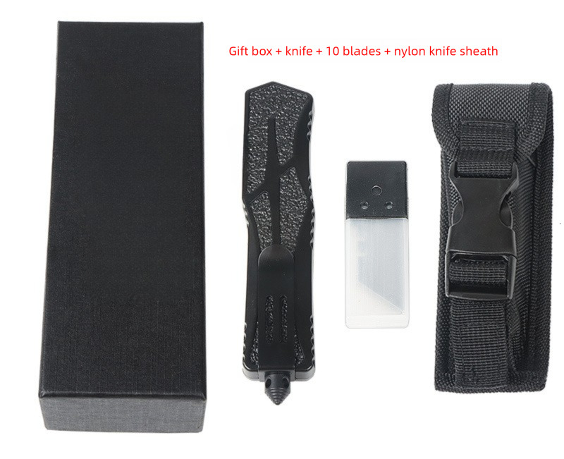 Outdoor Multi-purpose EDC Knife with 440C Steel Blade, Aluminum Alloy Handle, Portable Camping, Adventure and Survival Pocket Knife
