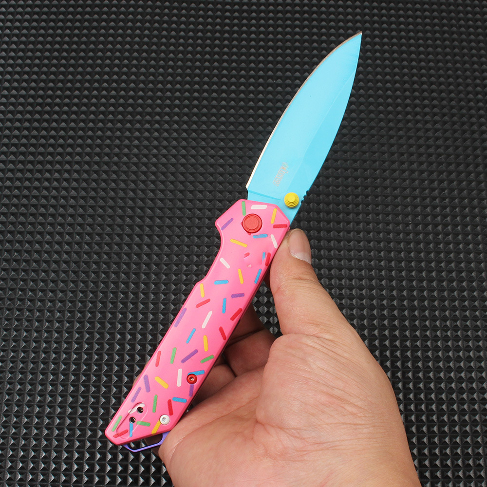 2308R Folding Knife Sharp D2 Blade G10 Handle Portable Hiking Camping Outdoor Knife EDC Cutting Hunting Pocket Survival Knife