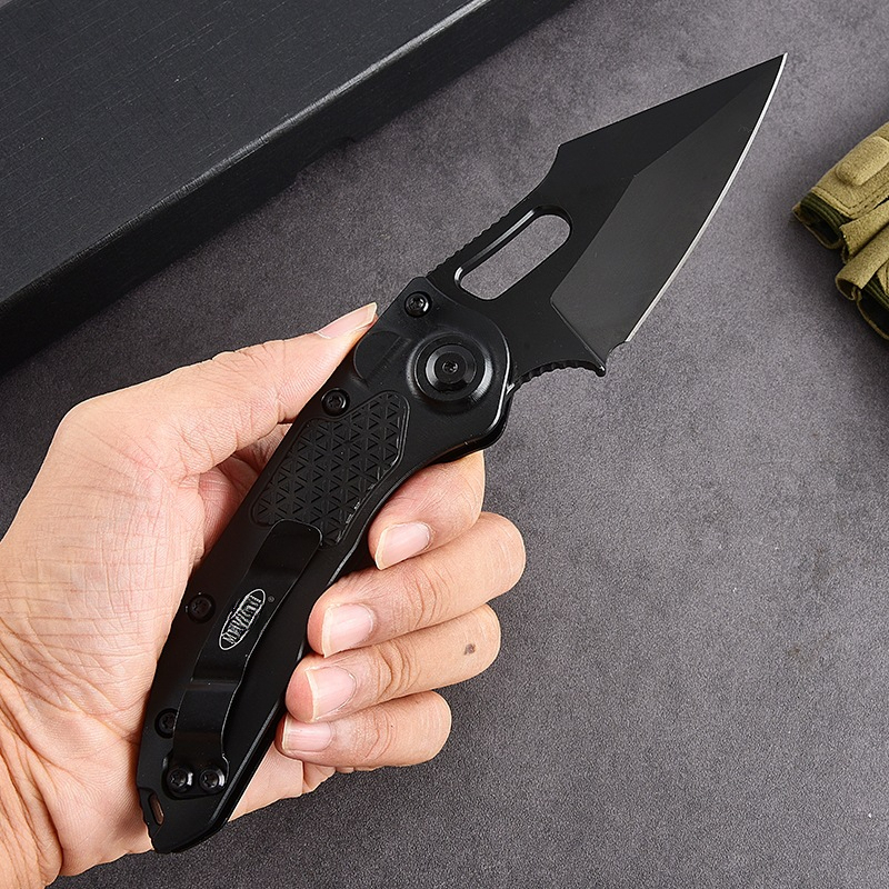 Portable Folding Camping Outdoor Pocket Knife Aluminium Alloy Handle Hunting Survival Tactical Fruit Utility Knives EDC Tools