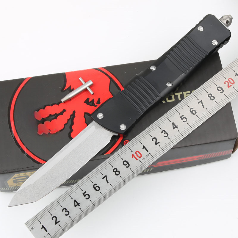 Outdoor EDC Knife, Aluminum Alloy Handle, D2 Steel Blade, Portable Survival Knife for Camping Hiking Travel
