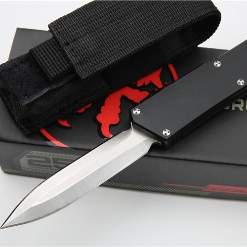 Outdoor EDC Knife,Aluminum Alloy Handle, D2 Steel Blade, Portable Survival Knife for Camping Hiking Travel
