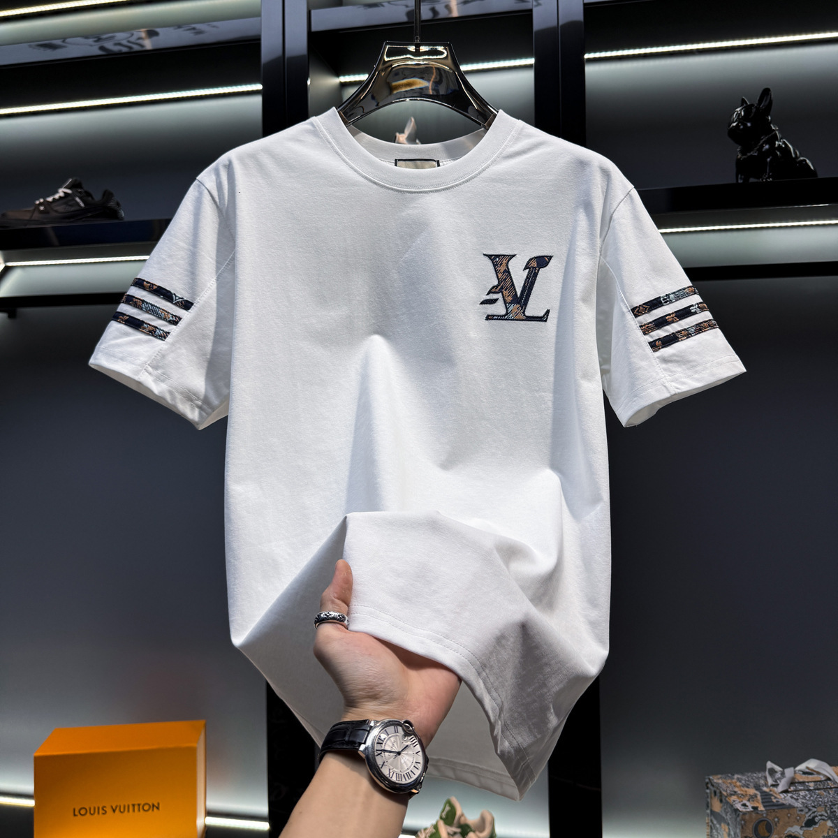 T Shirts For Men Designer Golf Sporty Style Casual Style Polo Shirt Sweatshirt Summer White Polo Shirt Fashion Tee Shirt Homme Tee Breathable Essentia