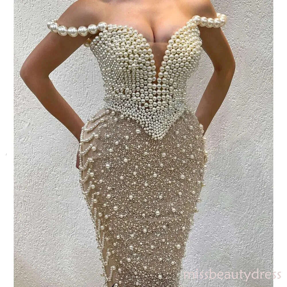 Luxury Off-Shoulder Sequin Prom Dress - Beaded Sheath Gown for Women Evening Formal Birthday Party