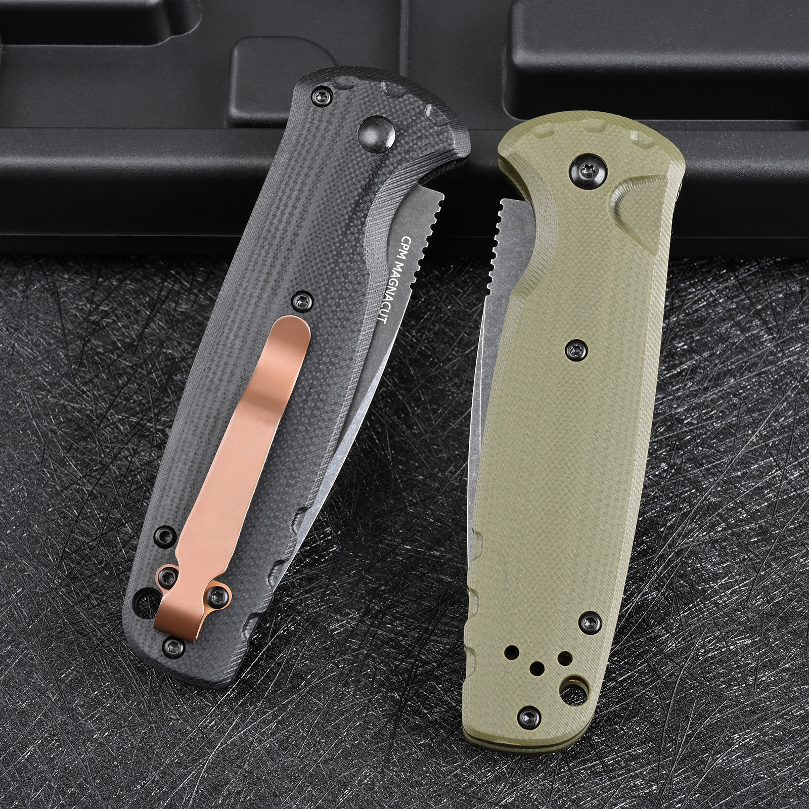 BM 4300 Folding Knife G10 Handle Wilderness Exploration, Hunting, Tactical Combat, Ergonomic Handle, EDC Multi-functional Knives