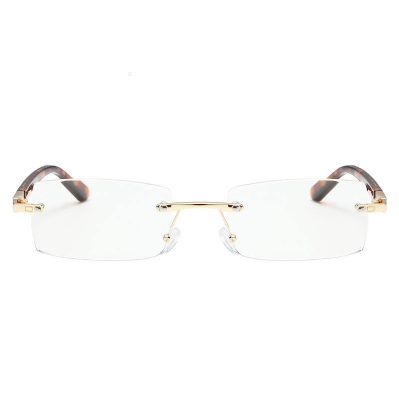 Luxury brand designer fashion accessories European and American Y2K women's Ins Street Style 2026 new cool metal retro glasses - view 6