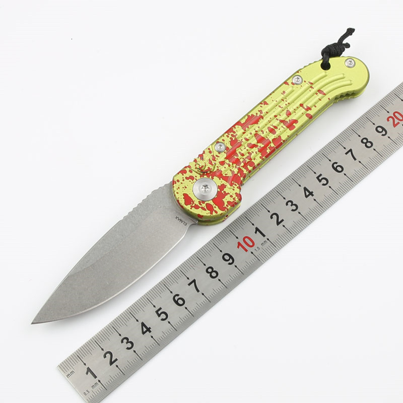 D2 Point Blade, Aluminum Handle, EDC Gear for Camping, Outdoor Activities and Daily Carry