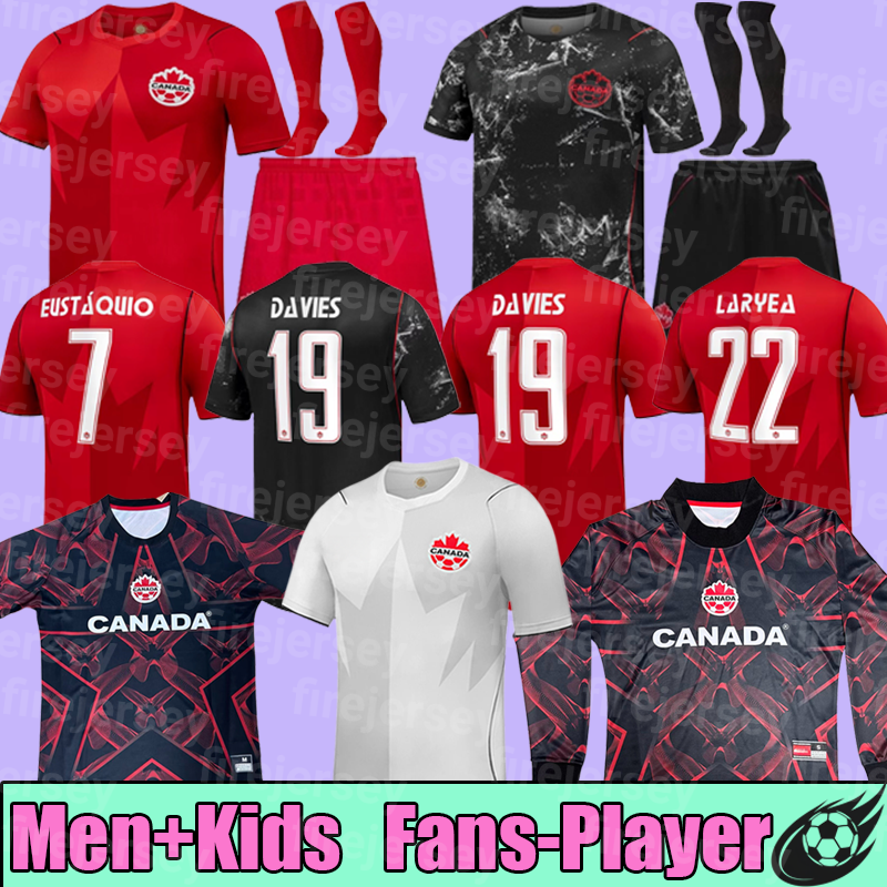 Canada soccer jersey 2026 World Cup Home 26 27 football shirt men kids DAVIES DAVID EUSTAQUIO jerseys kit sets S-4XL