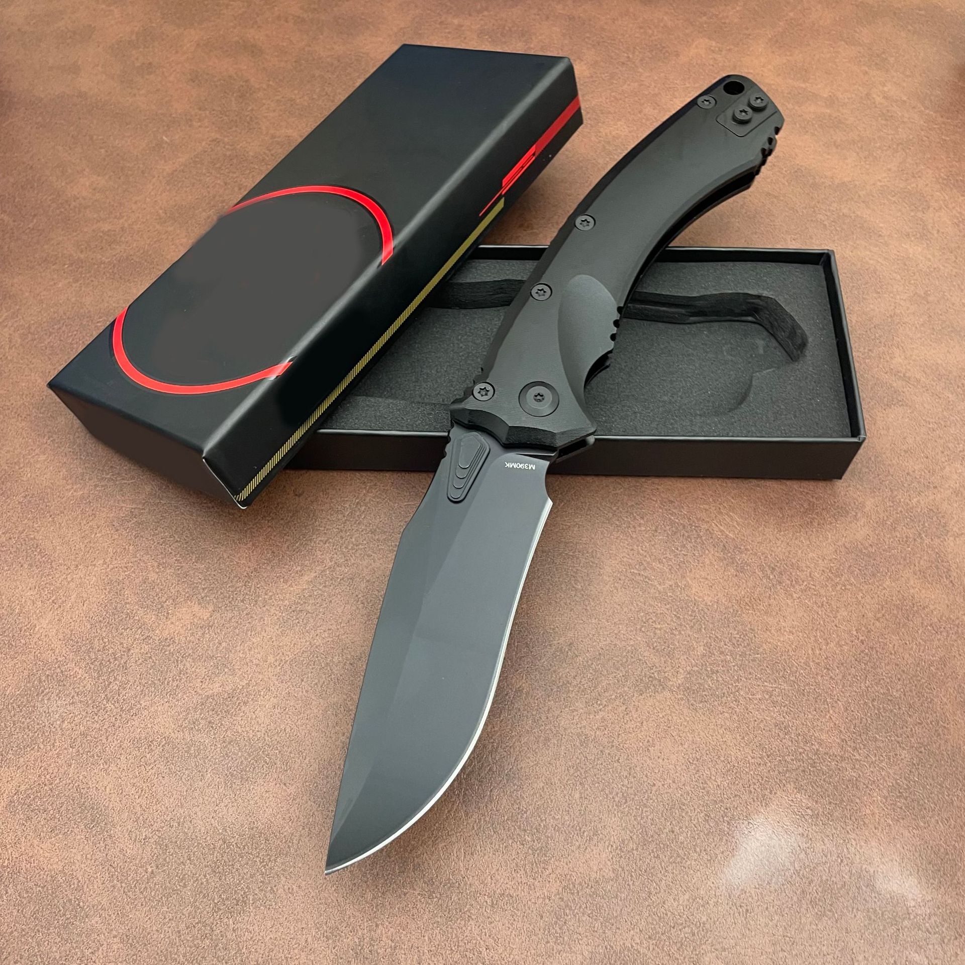 Aluminum Handle Mark M390MK Blade Outdoor Camping Hunting Kitchen Survival EDC Tool Folding Knife