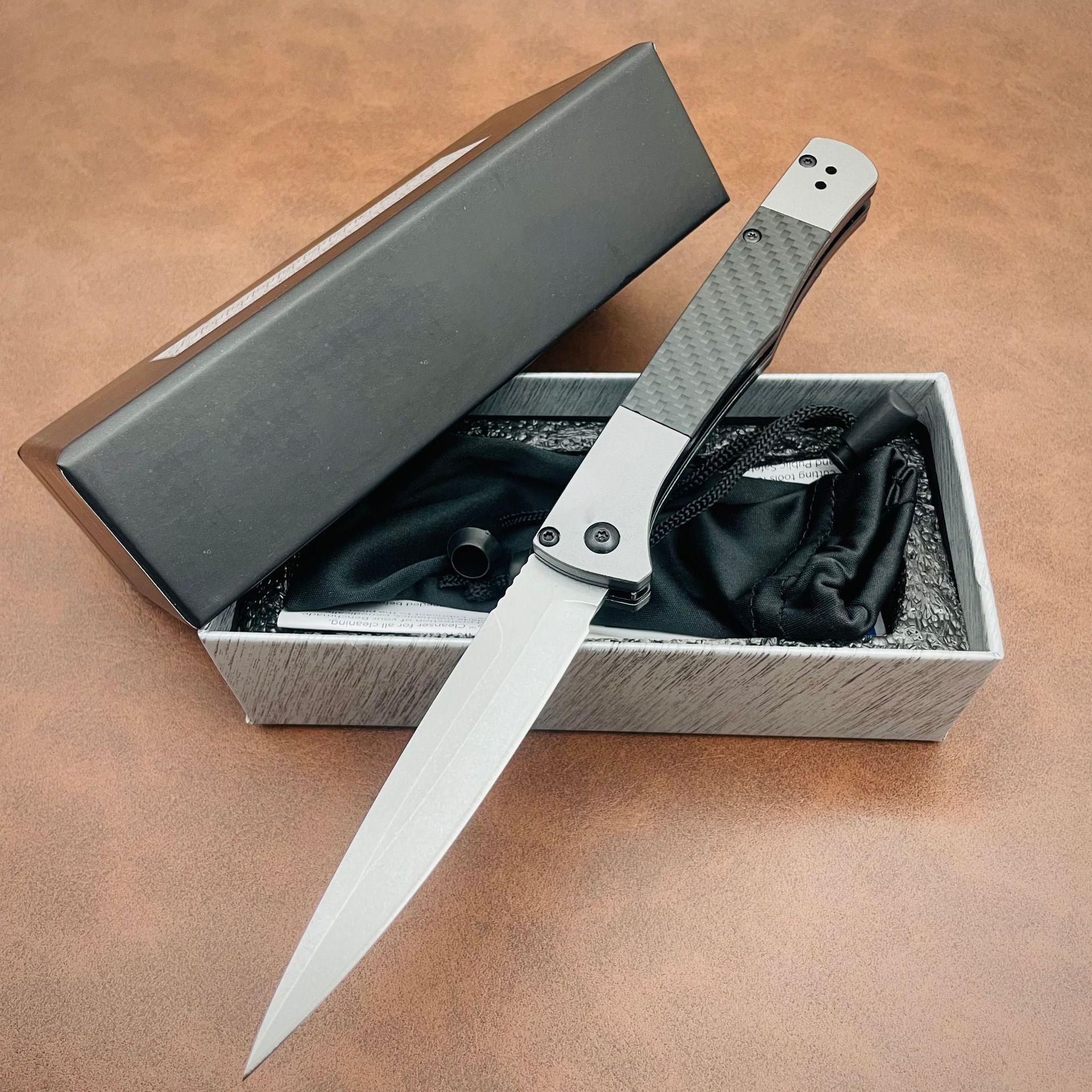 Outdoor BM 4170BK D2 Steel Folding Knife G10 Handle Camping Fishing Pocket Knives Portable EDC Tool