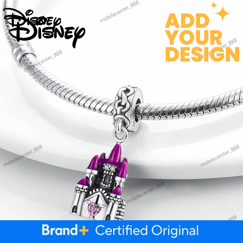 Designer Disney Jewelry 925 Silver Disney 2026 Castle Series Charms Jack&Sally Beads Pendants Fit Necklace Or Bracelet DIY Festival Women's Party