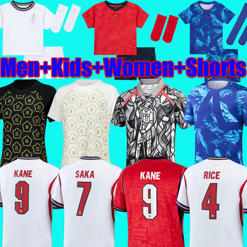 england football shirt 26 27 World Cup home away Kit KANE Soccer Jersey SAKA PALMER RICE FODEN kids Women Goalkeeper England world cup 2026 men shorts set