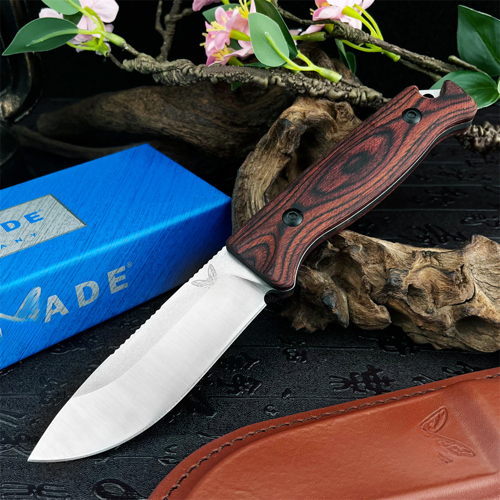 15002 EDC Outdoor Survival Pocket Knives High Hardness Outdoor Camping Straight Knife Tactical Knives Knife for Men Gifts Tools