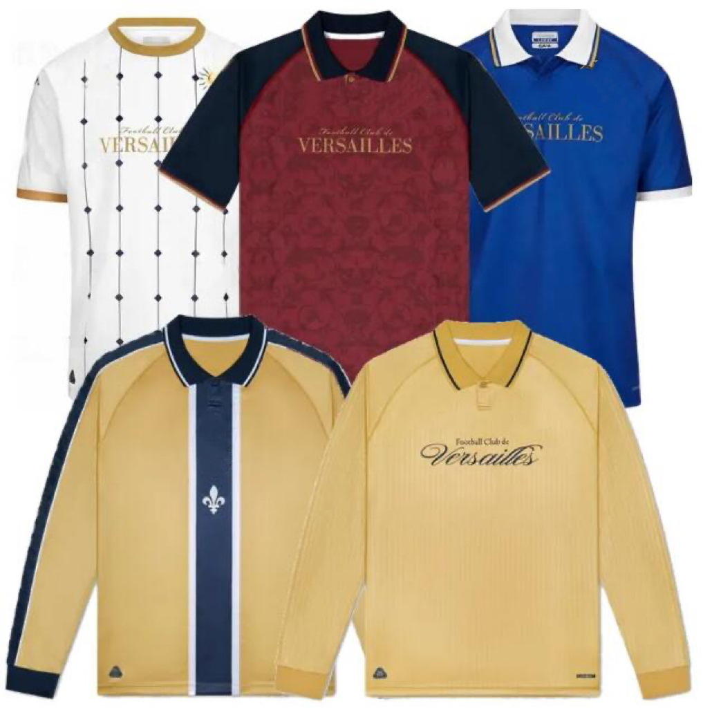 2024 2025 2026 FC Versailles Soccer Jerseys TLILI RENAUD BASQUE MOUSSADEK 24 25 26 football shirt