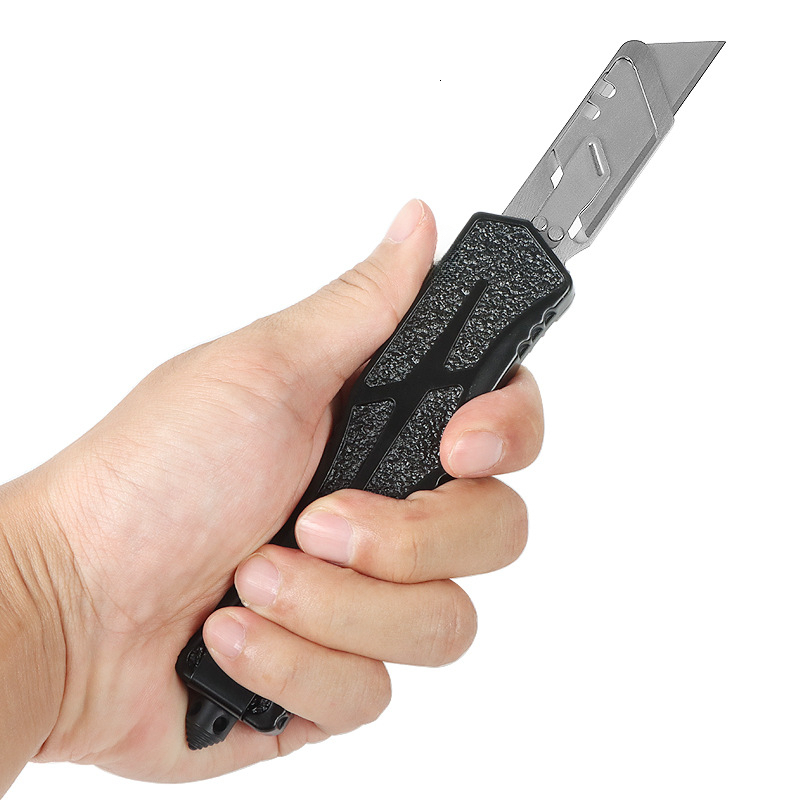 Outdoor Multi-purpose EDC Knife with 440C Steel Blade, Aluminum Alloy Handle, Portable Camping, Adventure and Survival Pocket Knife