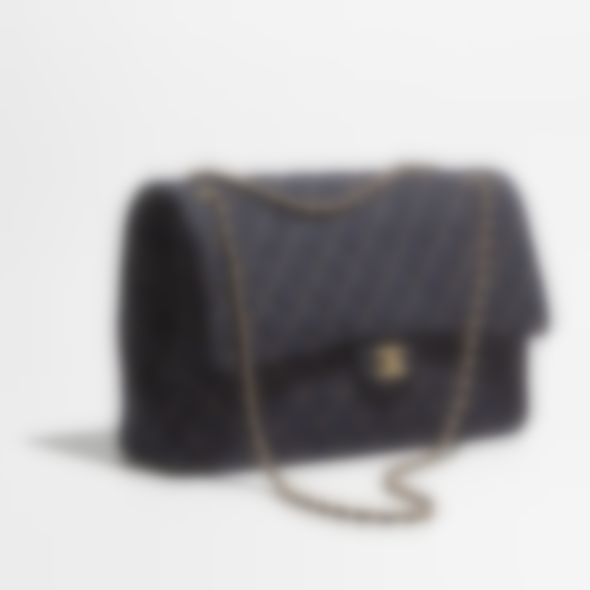 TOP. AS5640 MAXI FLAPBAG Dark Blue Denim / Designer join2