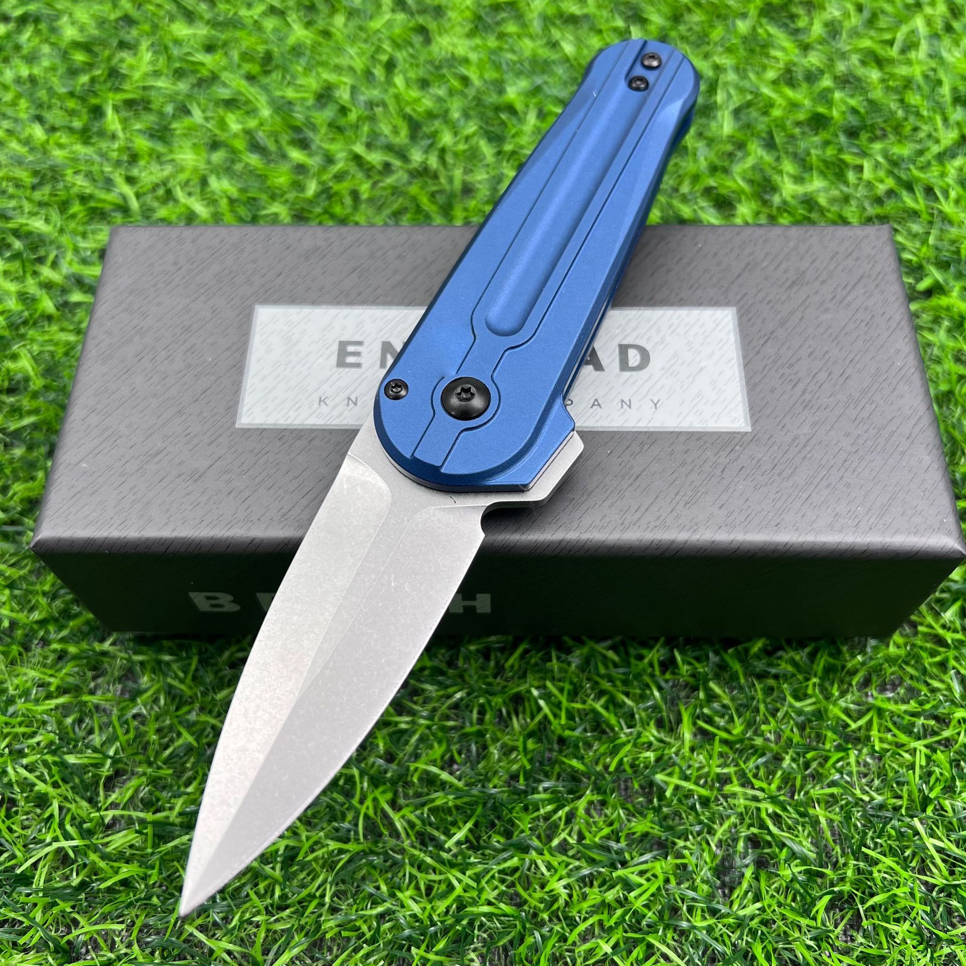 BM491 Lowden Shaft Lock Folding Knife D2 Steel Blade Aluminum Handle Outdoor Tactical Camping Survival EDC Escape Tool Gift
