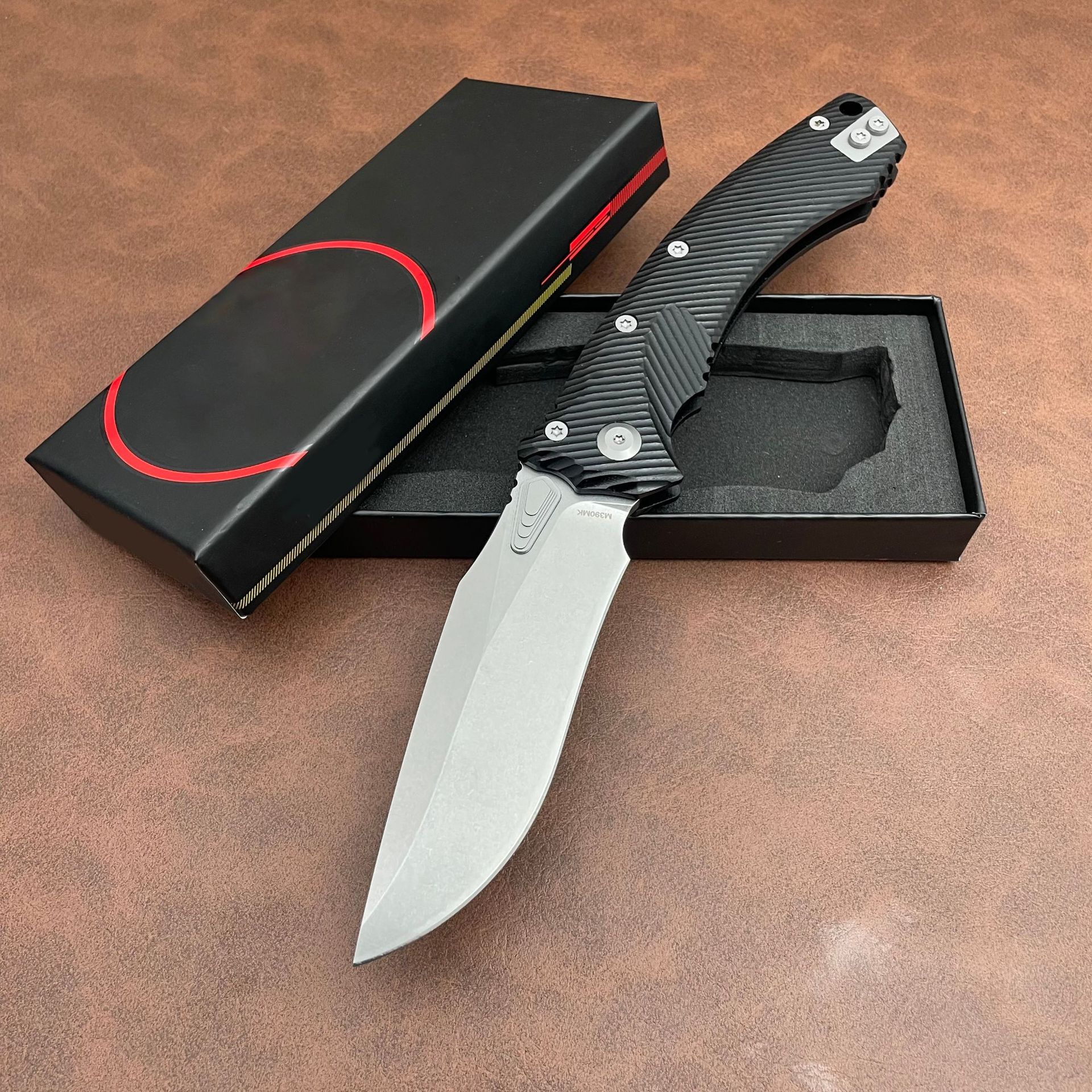G10 Handle M390MK Blade Outdoor Camping Hunting Kitchen Survival EDC Tool Folding Knife