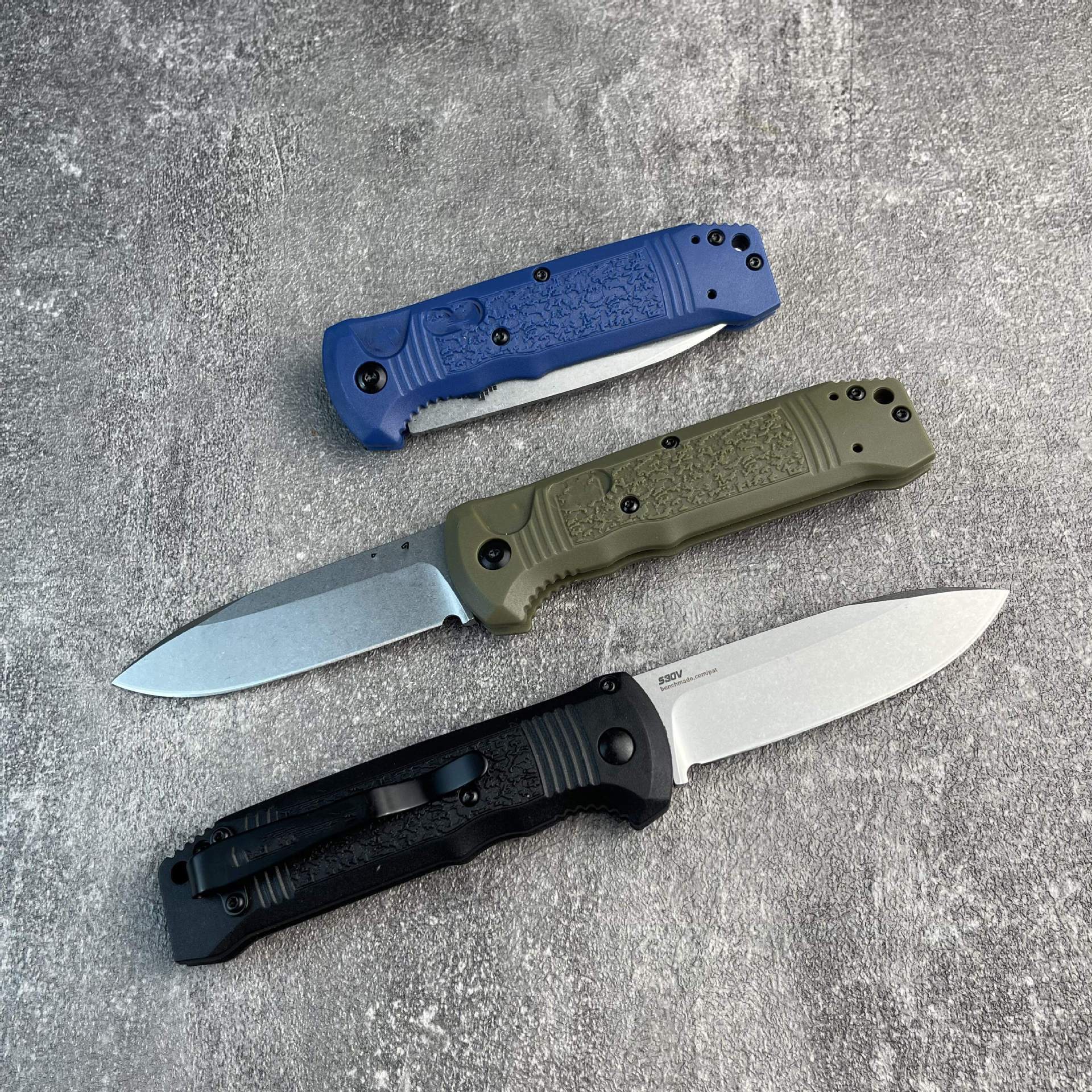 BM 4400 Compact Pocket Knife with S30V Blade Nylon Fiber Handle High Hardness and Sharp for Outdoor Camping Folding and Portable