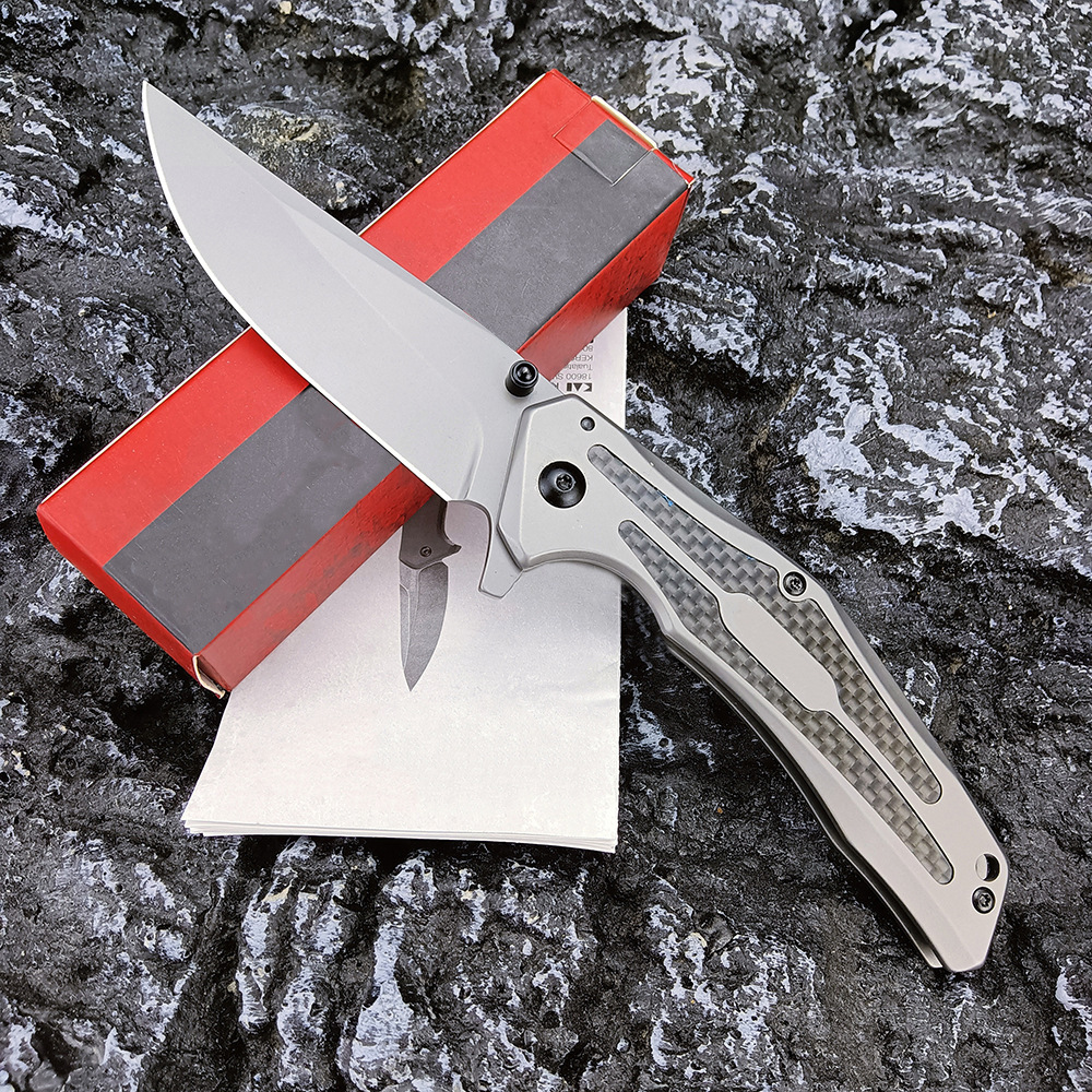 8300 Tactical 8CR13MOV Blade Camping Pocket Knife High Hardness Outdoor Folding Knife with Clip Wilderness Adventure Rescue EDC Knife