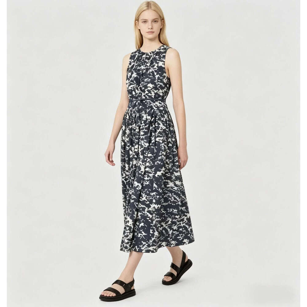 2026 Spring and Summer New Women's Dress, Designer Sleeveless High Waist Lace Flower k30 Long Dress