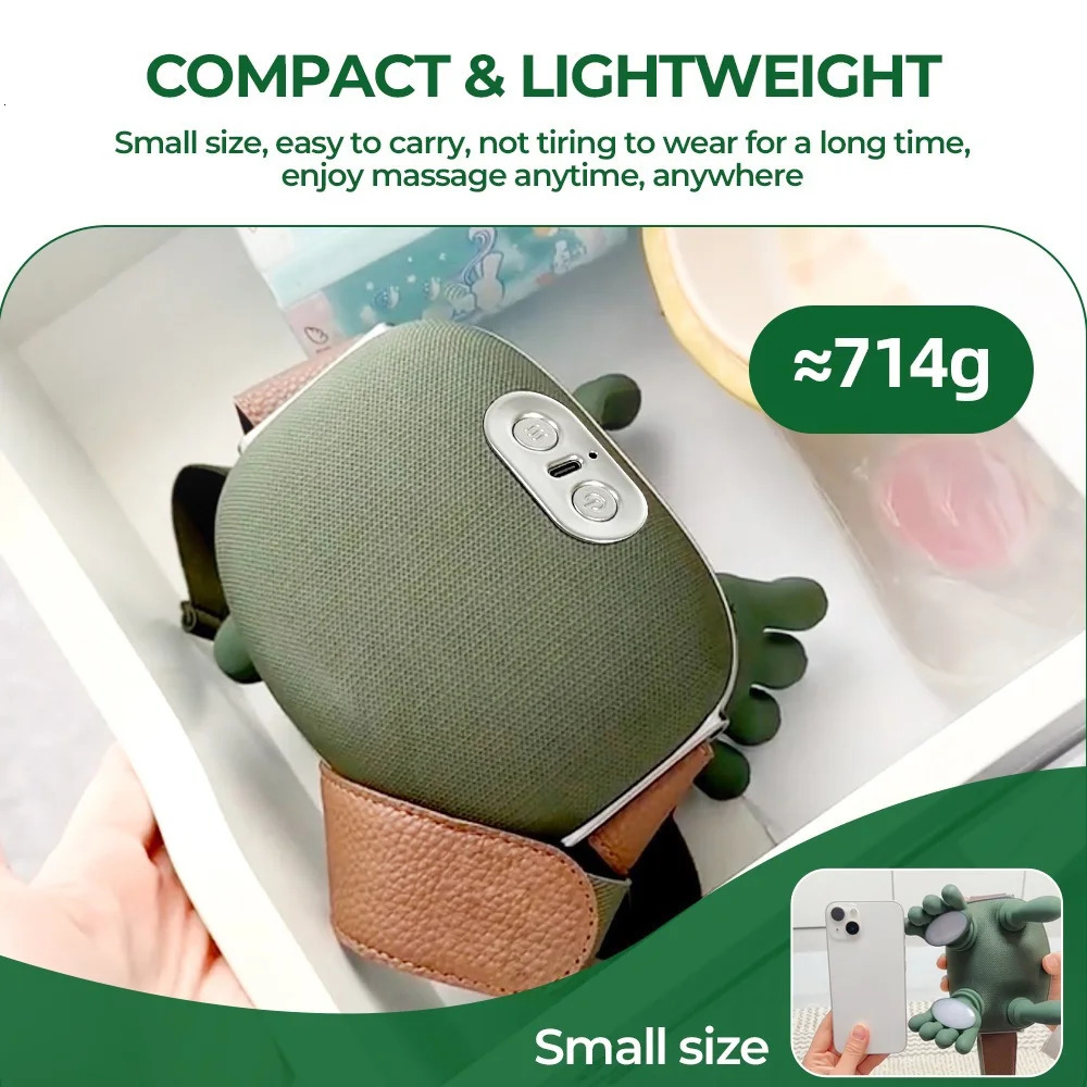 Bionic Finger Hand-Shaped Neck & Shoulder Massager, 4D Kneading Brushless Motor for Cervical, Trapezius, Body, Back, and Leg Massage - 714g - view 6