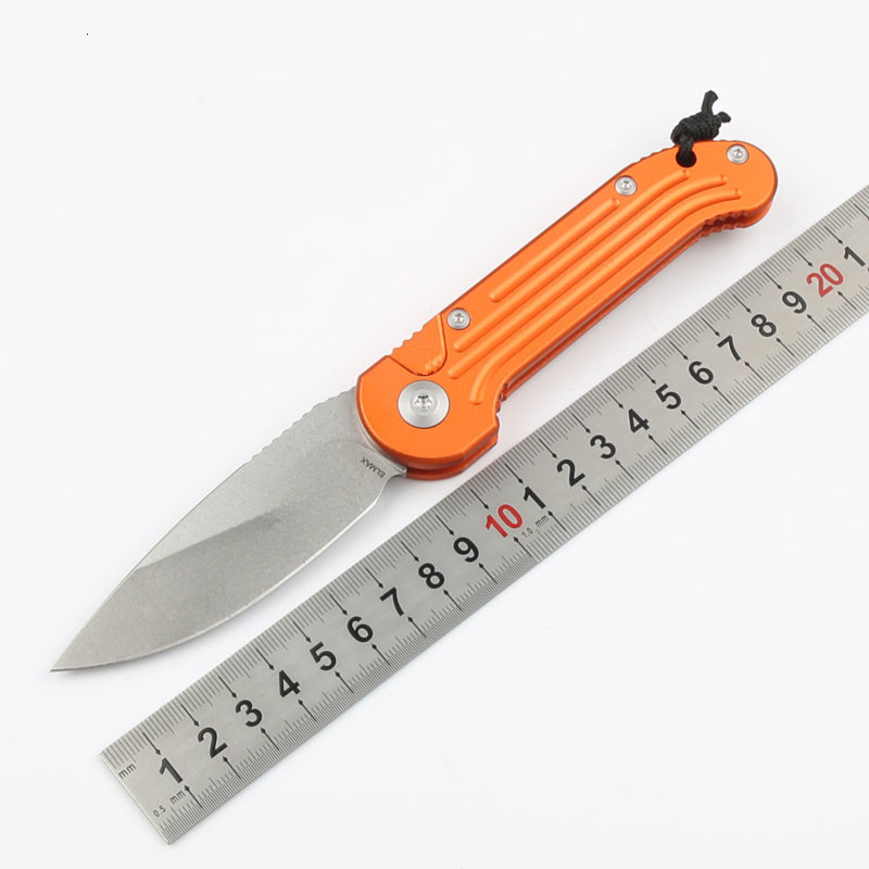 D2 Point Blade, Aluminum Handle, EDC Gear for Camping, Outdoor Activities and Daily Carry