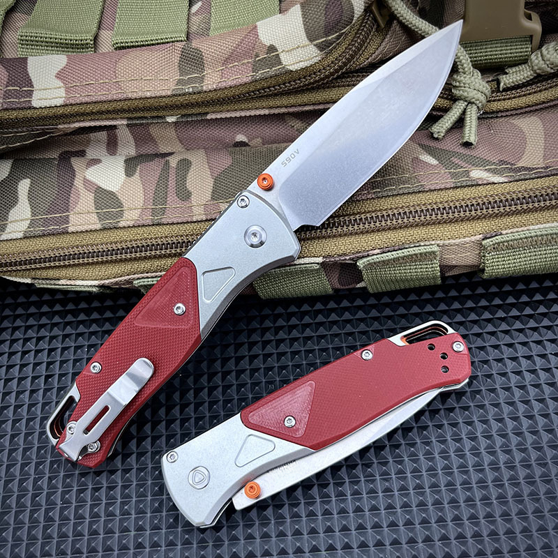 High Quality BM 535 Folding Knife Sharp Waist Outdoor Knife Survival Camping Knife D2 Blade Aluminum Handle Aluminum Handle