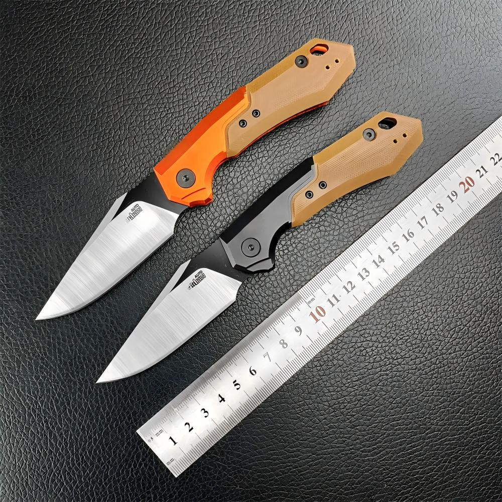 KS 7851 Launch 19 Pocket Folding Knife D2 Blade Outdoor Camping Portable Fruit Knife Fishing Knife Practical Cutting Knife