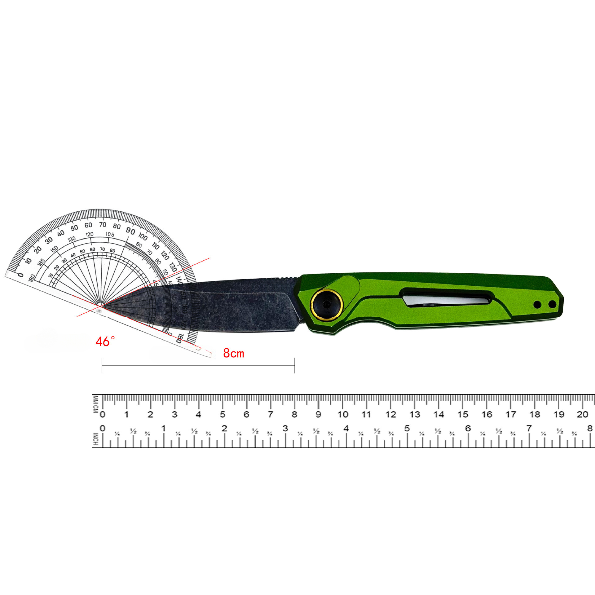KS 7550 Launch 11 Multifunctional Carving Knife 2.75 "CPM-154 Steel Blade Outdoor Hunting Knife for Camping and Wilderness