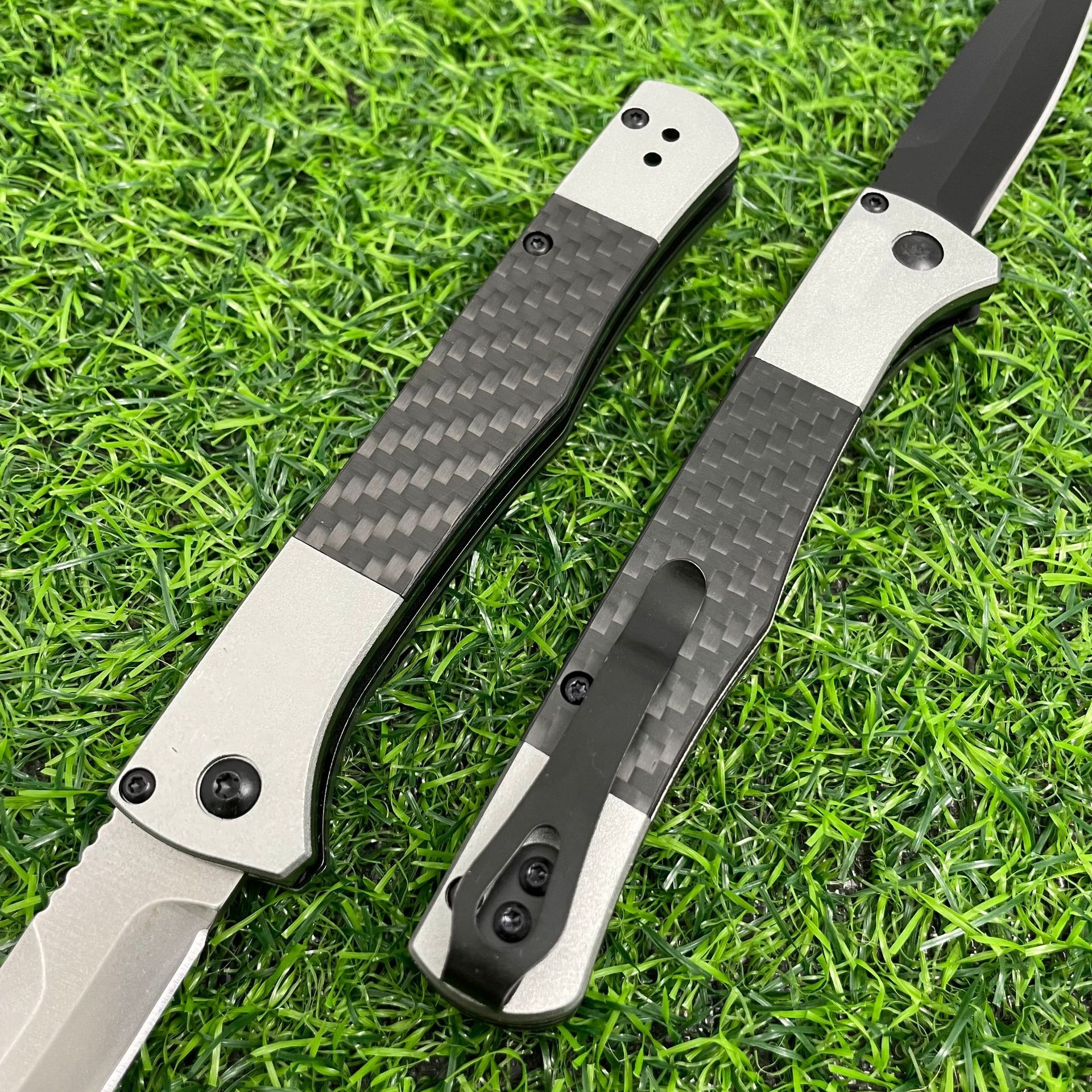 BM 4170 Foldable Knife CPM-S90V Blade T6061 Aluminum Handle Outdoor Hiking Portable Fruit Knife Multi-functional Fishing Knife