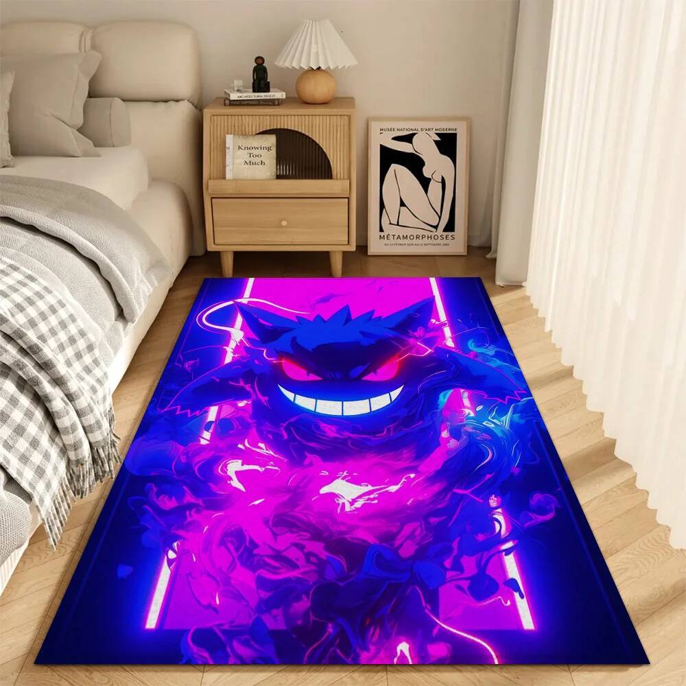 Pokemon Floor Mat Fashion Entrance Mat Living Room P-Pokemon Rugs Decoration G-Gengar Floor Mats Kitchen Carpet Balcony Doormat Front Door Bath Hot Se - view 3
