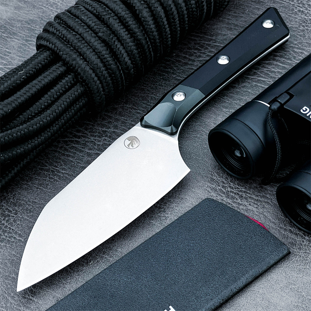 Bestseller Stainless Steel D2 Sheathed Kitchen Knife G10+ Aluminum Handle Integrated Blade Multi-purpose Kitchen Utility Knife