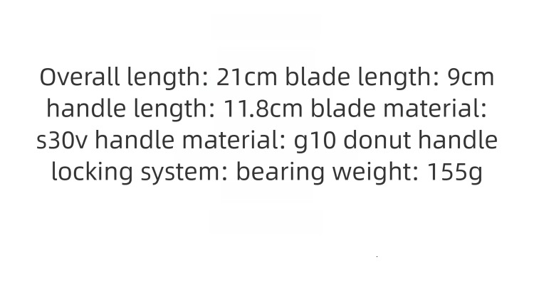 C229 Donut G10 Handle Folding Outdoor Camping Wilderness Survival High Hardness Pocket Tool Knife