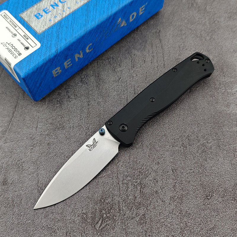 BM 535 Bugout Aluminum Handle Folding Knife D2 Hardness Blade Portable Camping Outdoor Utility Survival Knives EDC