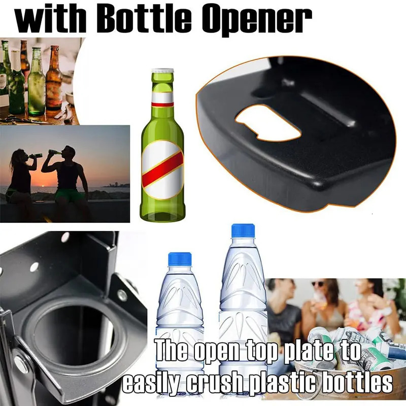 Can Crushers for Recycling 16 oz Heavy Duty Metal Can Crusher Wall Mounted Soda Beer Can Smasher for Recycling w Bottle Opener 260427